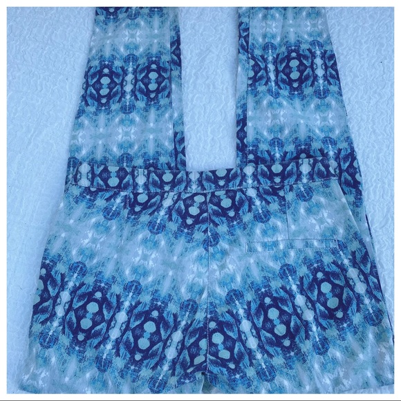 VTG H&M ❄️ Print Side Zip Ankle Crop Slacks Pants - Picture 9 of 15